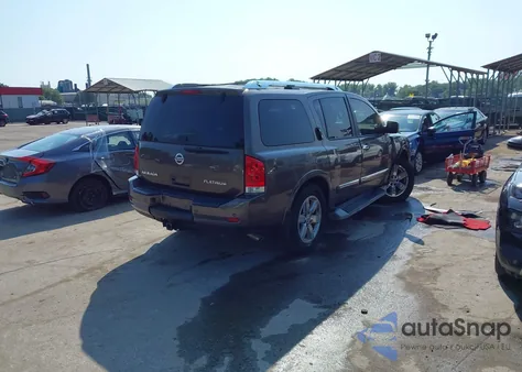2014 Nissan Armada Platinum из США, поврежденный, VIN 5N1AA0NCXEN611888